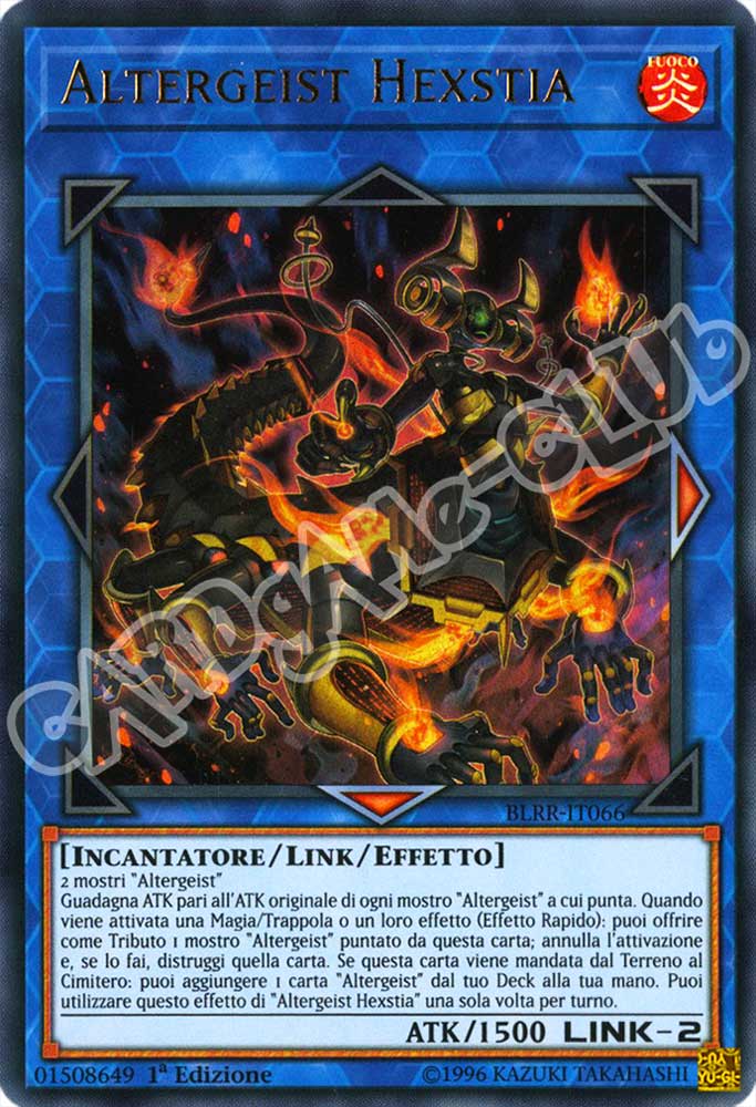 BLRR-IT066 Altergeist Hexstia ultra rara 1a Edizione (IT) -NEAR MINT-