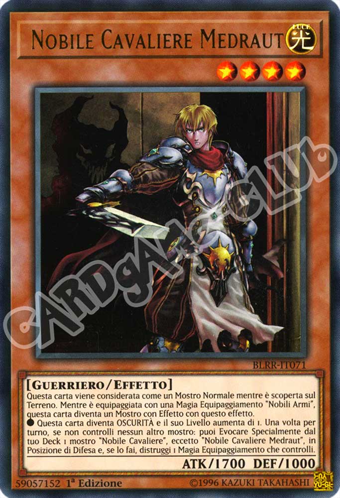 BLRR-IT071 Nobile Cavaliere Medraut ultra rara 1a Edizione (IT) -NEAR MINT-