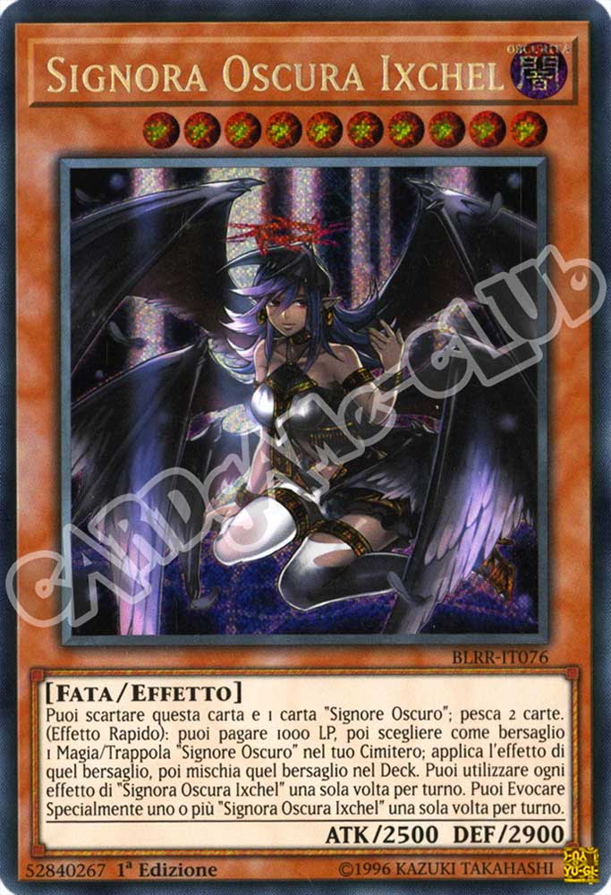 BLRR-IT076 Signora Oscura Ixchel rara segreta 1a Edizione (IT) -NEAR MINT-