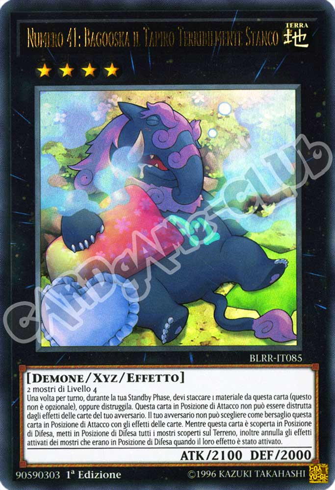 BLRR-IT085 Numero 41: Bagooska il Tapiro Terribilmente Stanco ultra rara 1a Edizione (IT) -NEAR MINT-