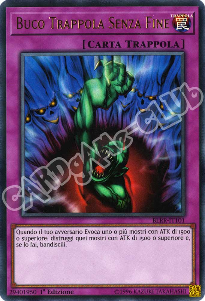 BLRR-IT101 Buco Trappola Senza Fine ultra rara 1a Edizione (IT) -NEAR MINT-