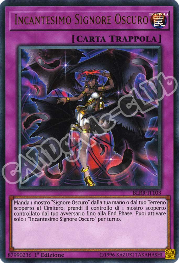 BLRR-IT103 Incantesimo Signore Oscuro ultra rara 1a Edizione (IT) -NEAR MINT-