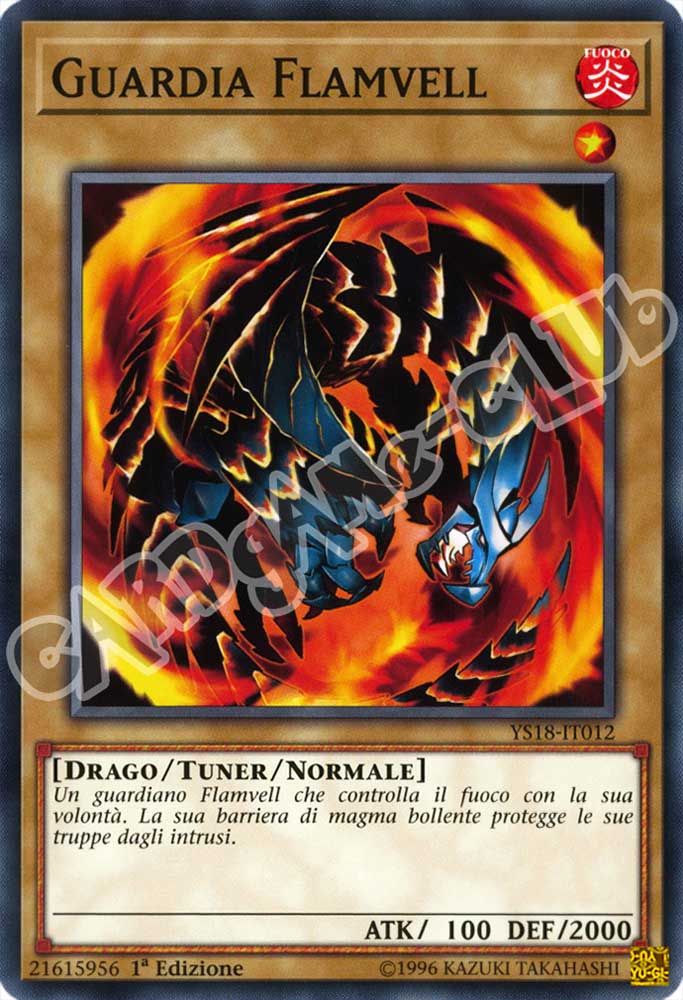 YS18-IT012 Guardia Flamvell comune 1a Edizione (IT) -NEAR MINT-