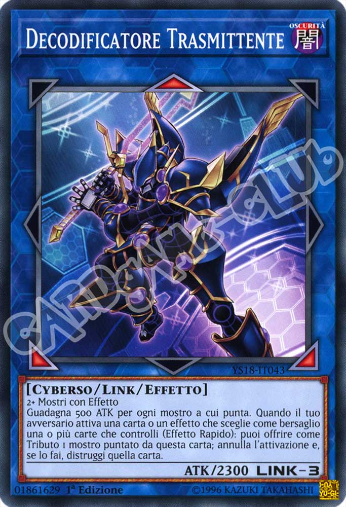 YS18-IT043 Decodificatore Trasmittente comune 1a Edizione (IT) -NEAR MINT-