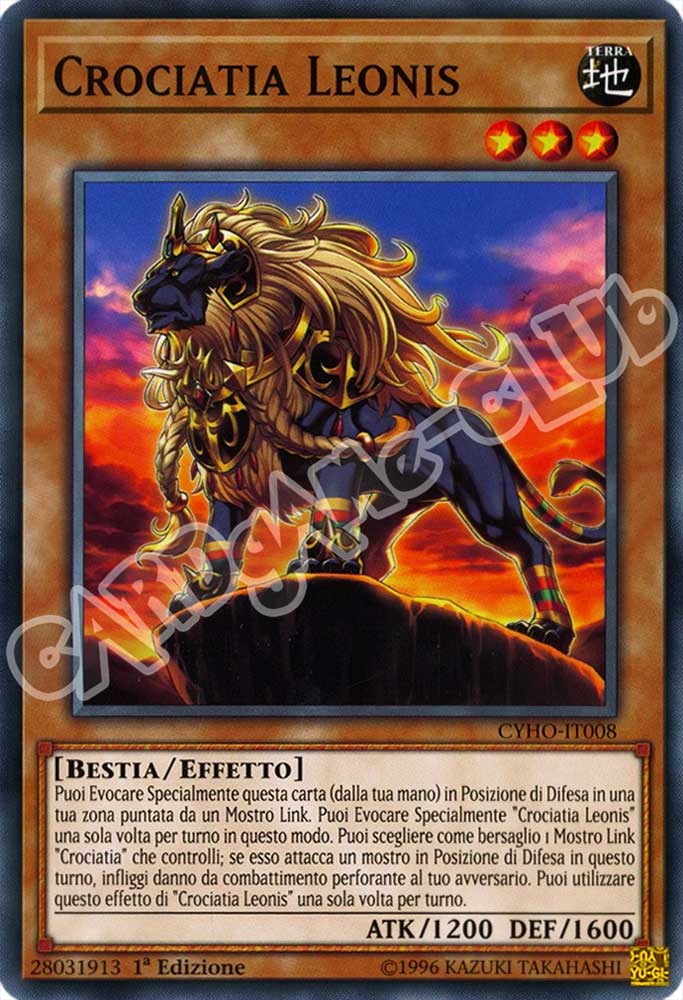CYHO-IT008 Crociata Leonis comune 1a Edizione (IT) -NEAR MINT-