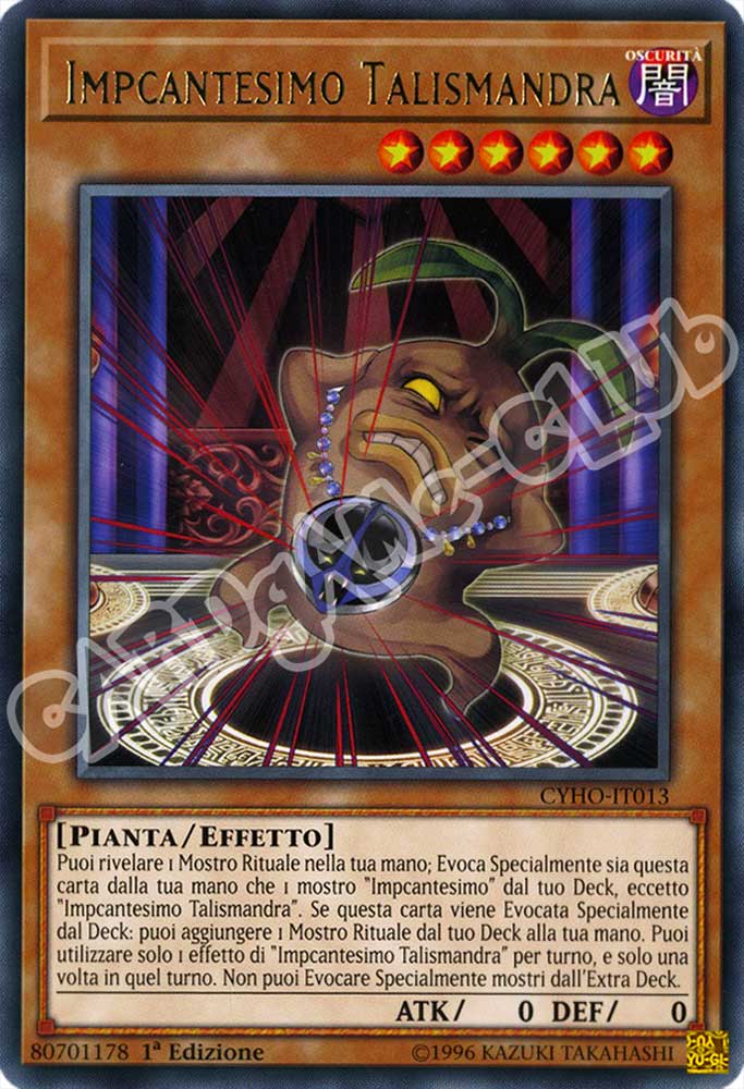 CYHO-IT013 Impcantesimo Talismandra rara 1a Edizione (IT) -NEAR MINT-