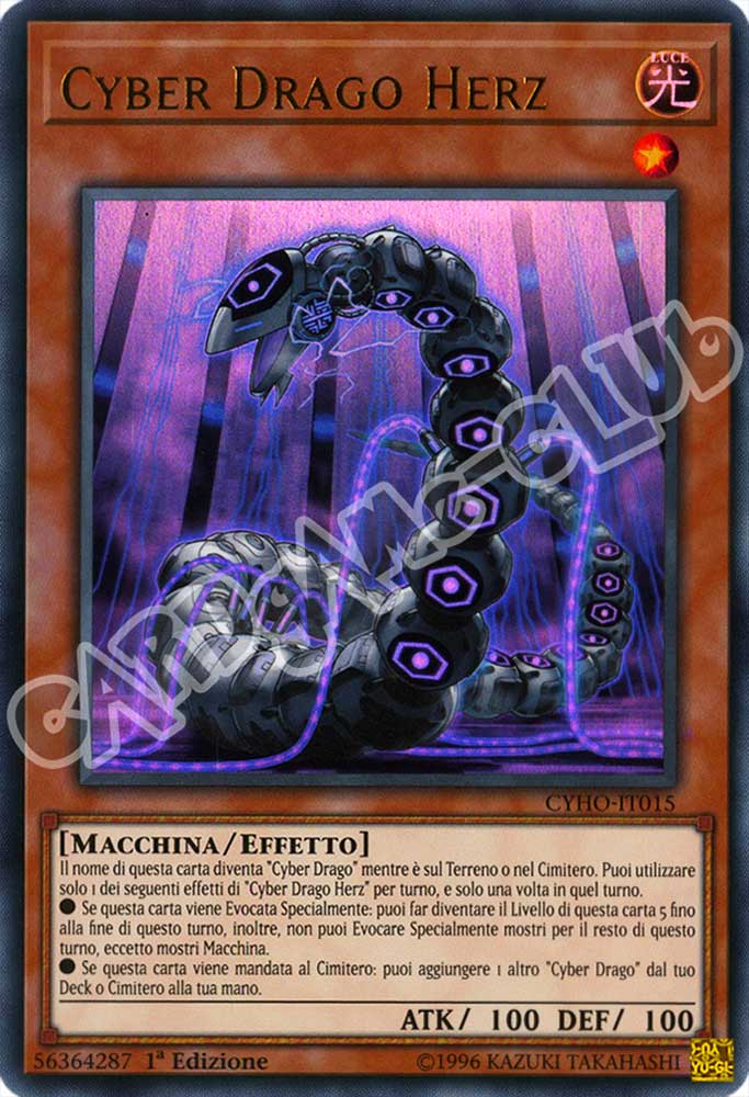 CYHO-IT015 Cyber Drago Herz ultra rara 1a Edizione (IT) -NEAR MINT-