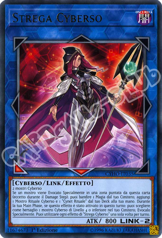 CYHO-IT035 Strega Cyberso rara 1a Edizione (IT) -NEAR MINT-