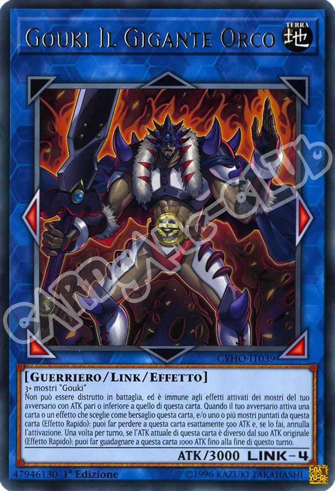 CYHO-IT039 Gouki il Gigante Orco rara 1a Edizione (IT) -NEAR MINT-