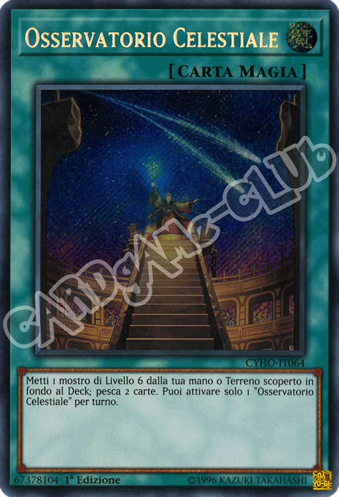 CYHO-IT064 Osservatorio Celestiale rara segreta 1a Edizione (IT) -NEAR MINT-