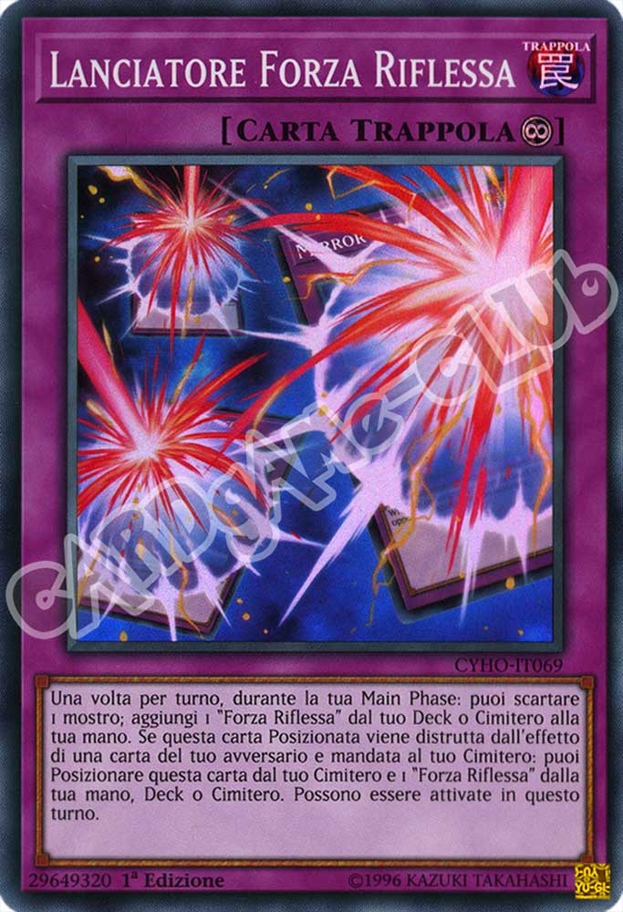 CYHO-IT069 Lanciatore Forza Riflessa super rara 1a Edizione (IT) -NEAR MINT-