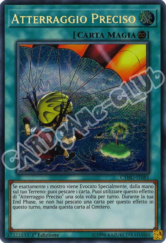 CYHO-IT081 Atterraggio Preciso rara segreta 1a Edizione (IT) -NEAR MINT-