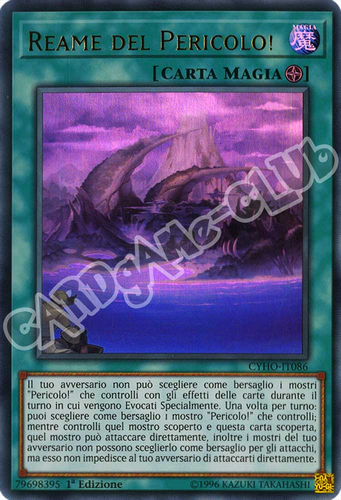 CYHO-IT086 Reame del Pericolo ultra rara 1a Edizione (IT) -NEAR MINT-