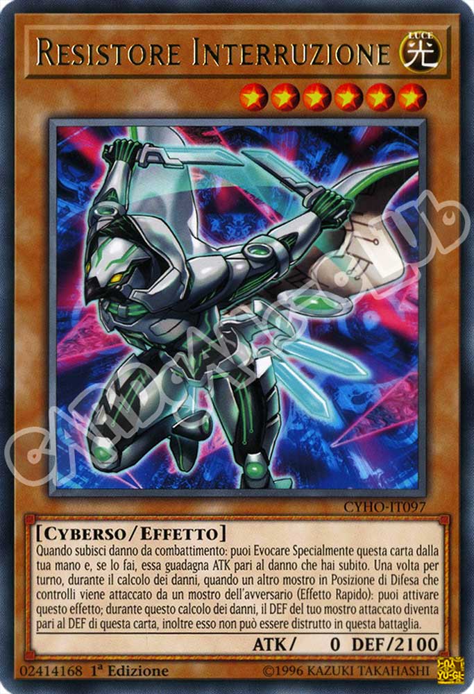 CYHO-IT097 Resistore Interruzione rara 1a Edizione (IT) -NEAR MINT-