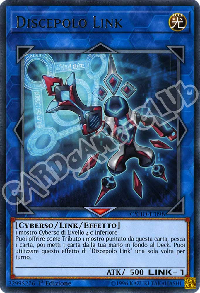 CYHO-IT098 Discepolo Link rara 1a Edizione (IT) -NEAR MINT-