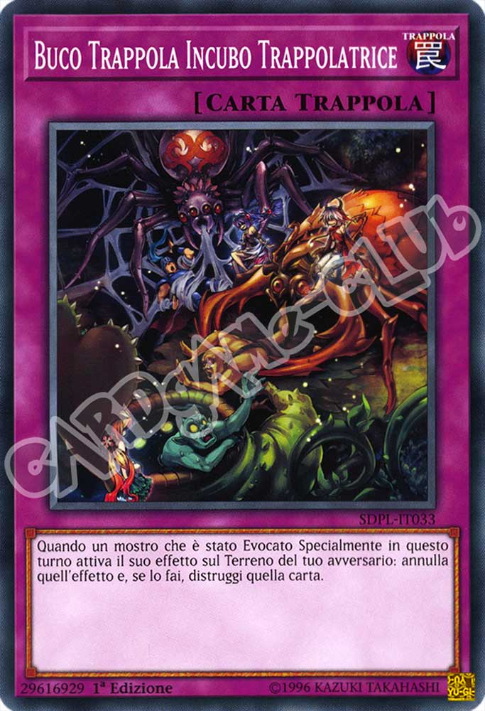 SDPL-IT033 Buco Trappola Incubo Trappolatrice comune 1a edizione (IT) -NEAR MINT-