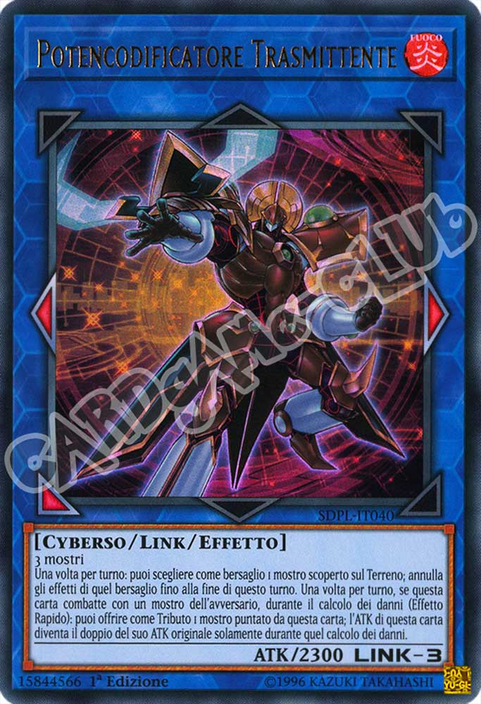 SDPL-IT040 Potencodificatore Trasmittente ultra rara 1a edizione (IT) -NEAR MINT-