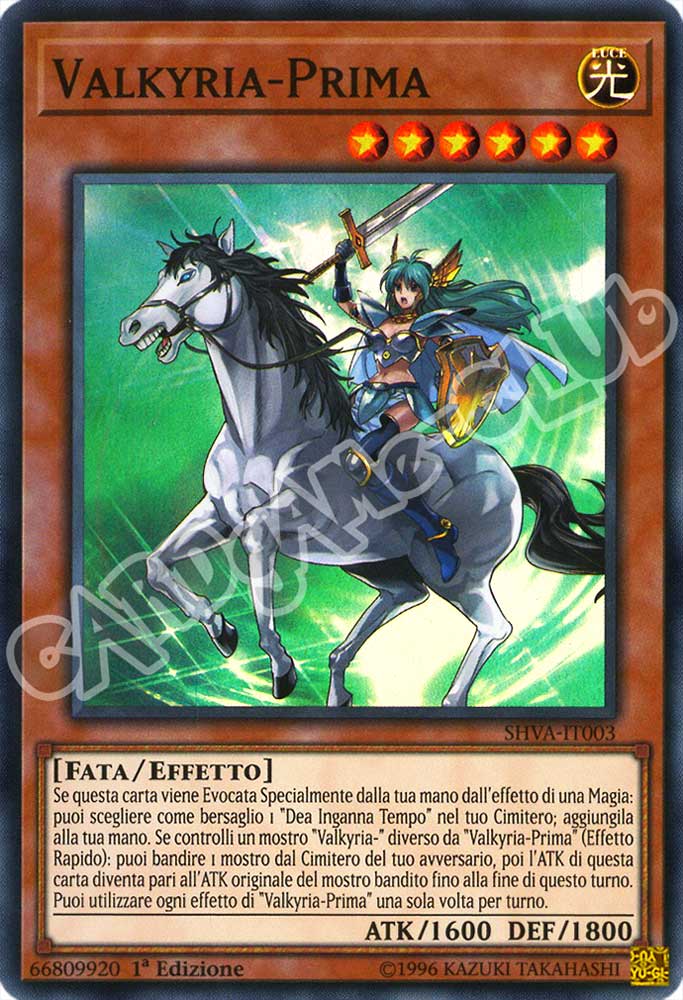 SHVA-IT003 Valkyria-Prima super rara 1a Edizione (IT) -NEAR MINT-