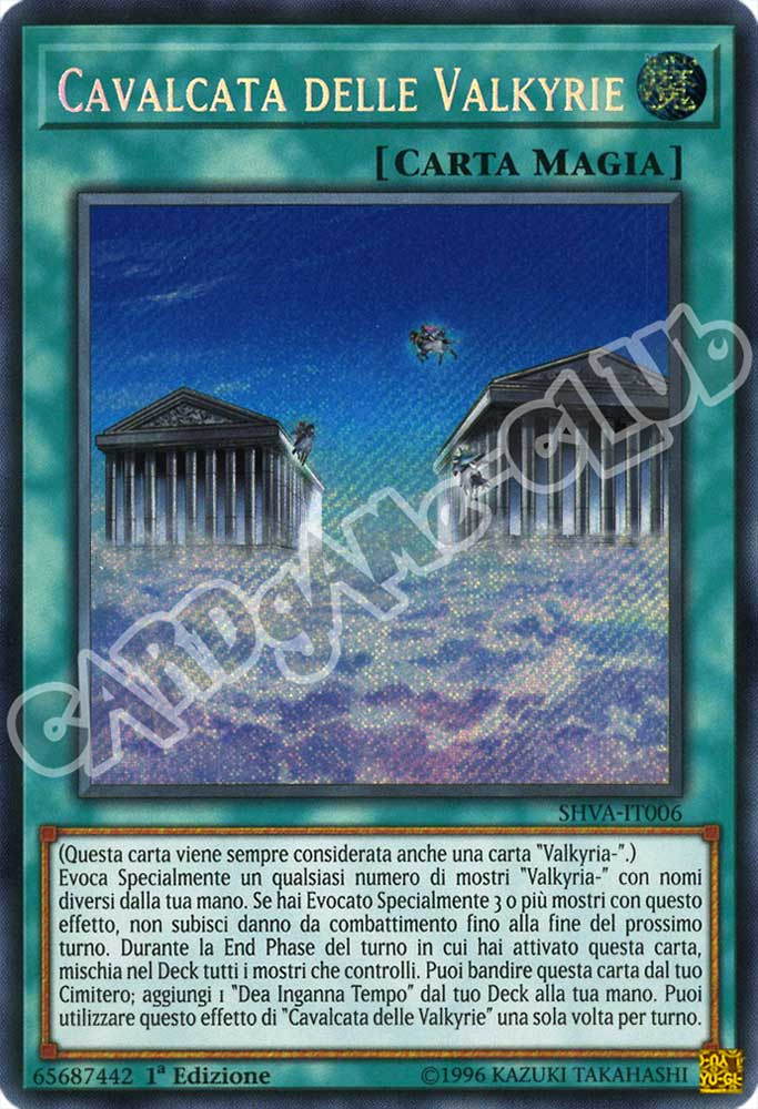SHVA-IT006 Cavalcata di Valkyrie rara segreta 1a Edizione (IT) -NEAR MINT-