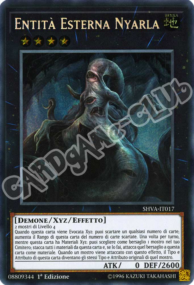 SHVA-IT017 Entita' Esterna Nyaria rara segreta 1a Edizione (IT) -NEAR MINT-