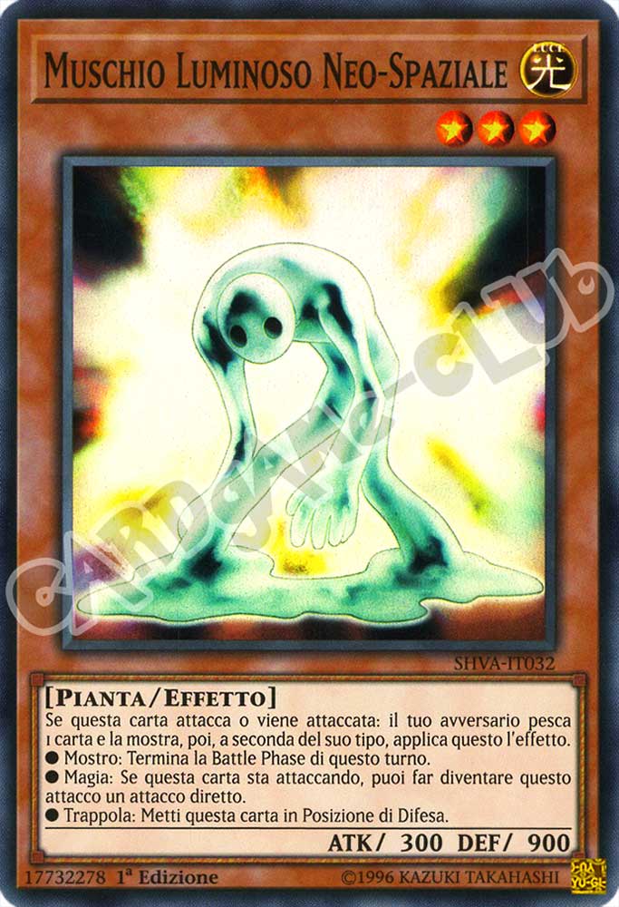 SHVA-IT032 Muschio Luminoso Neo-Spaziale super rara 1a Edizione (IT) -NEAR MINT-