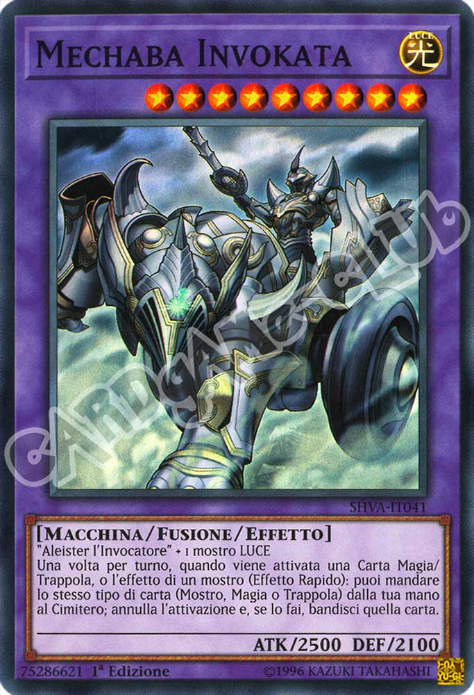 SHVA-IT041 Mechaba Invokata super rara 1a Edizione (IT) -NEAR MINT-
