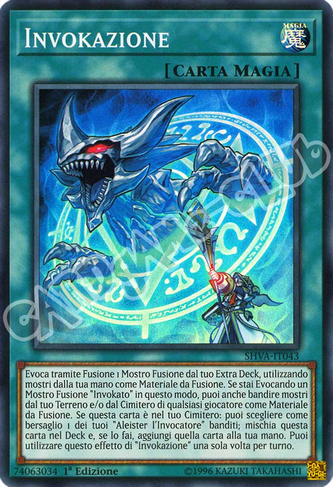 SHVA-IT043 Invokazione super rara 1a Edizione (IT) -NEAR MINT-