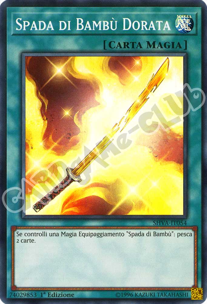 SHVA-IT054 Spada di Bambu' Dorata super rara 1a Edizione (IT) -NEAR MINT-