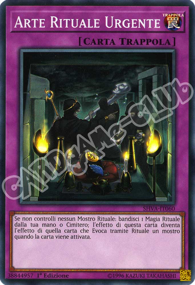 SHVA-IT060 Arte Rituale Urgente super rara 1a Edizione (IT) -NEAR MINT-
