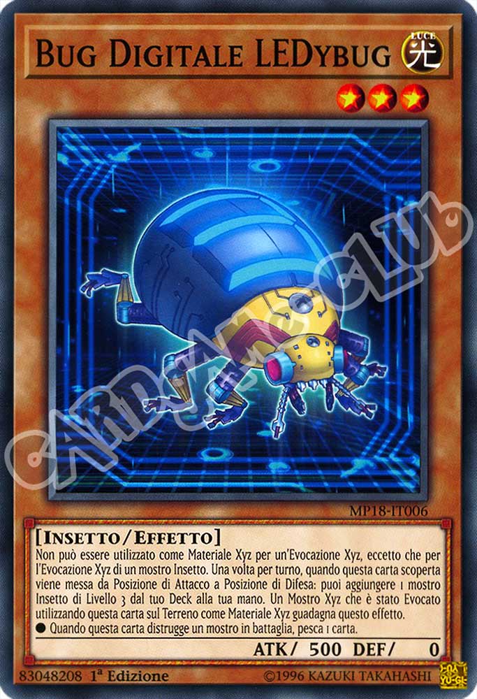 MP18-IT006 Bug Digitale LEDybug comune 1a Edizione (IT) -NEAR MINT-