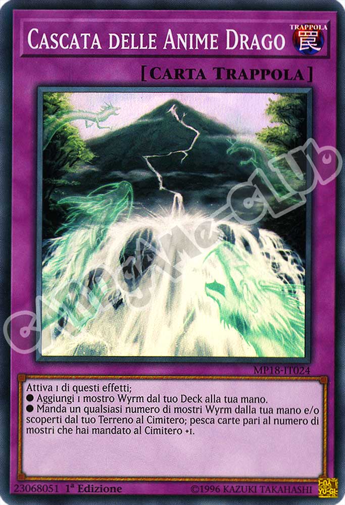 MP18-IT024 Cascata delle Anime Drago super rara 1a Edizione (IT) -NEAR MINT-