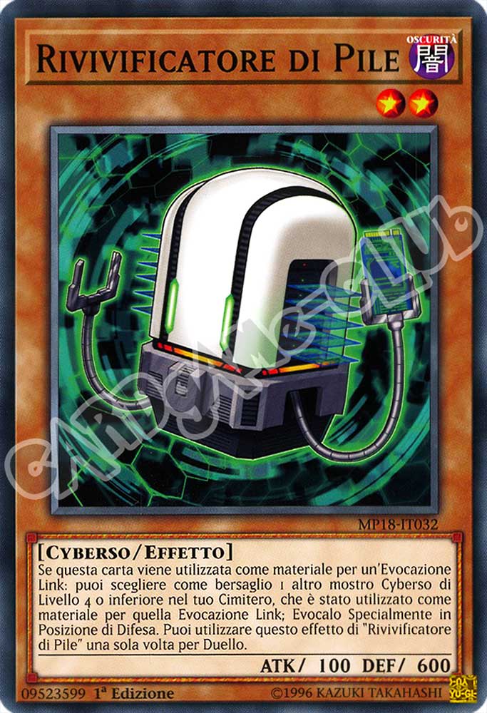 MP18-IT032 Rivivificatore di Pile comune 1a Edizione (IT) -NEAR MINT-