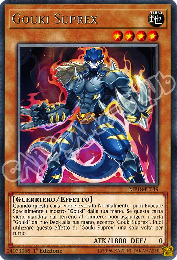 MP18-IT039 Gouki Suprex rara 1a Edizione (IT) -NEAR MINT-