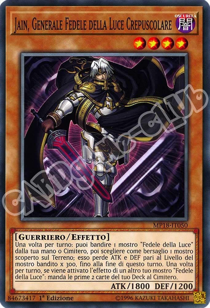 MP18-IT050 Jain, Generale Fedele della Luce Crepuscolare comune 1a Edizione (IT) -NEAR MINT-