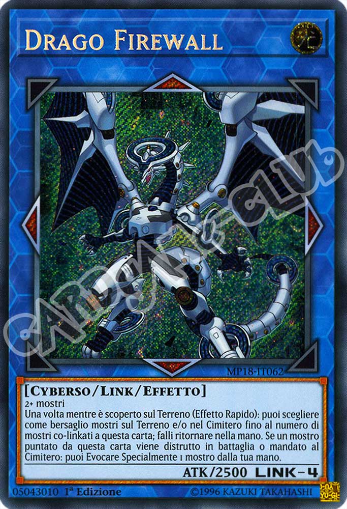 MP18-IT062 Drago Firewall rara segreta 1a Edizione (IT) -NEAR MINT-