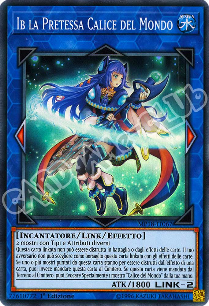 MP18-IT067 Ib la Pretessa Calice del Mondo super rara 1a Edizione (IT) -NEAR MINT-