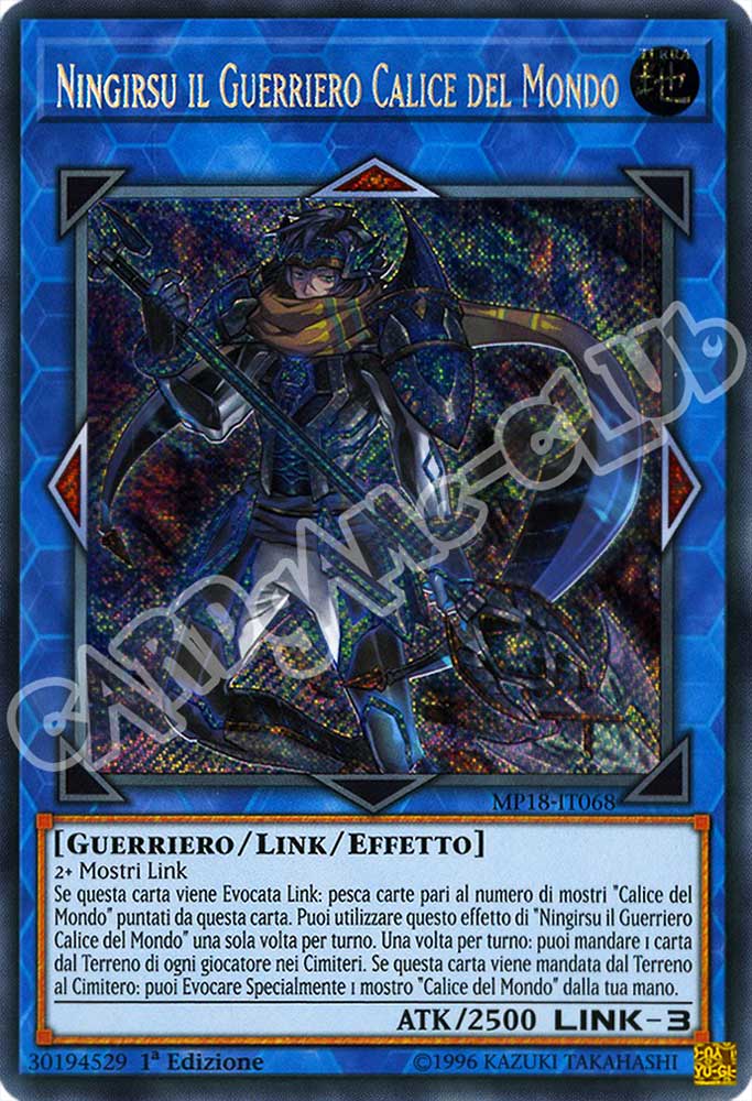 MP18-IT068 Ningirsu il Guerriero Calice del Mondo rara segreta 1a Edizione (IT) -NEAR MINT-