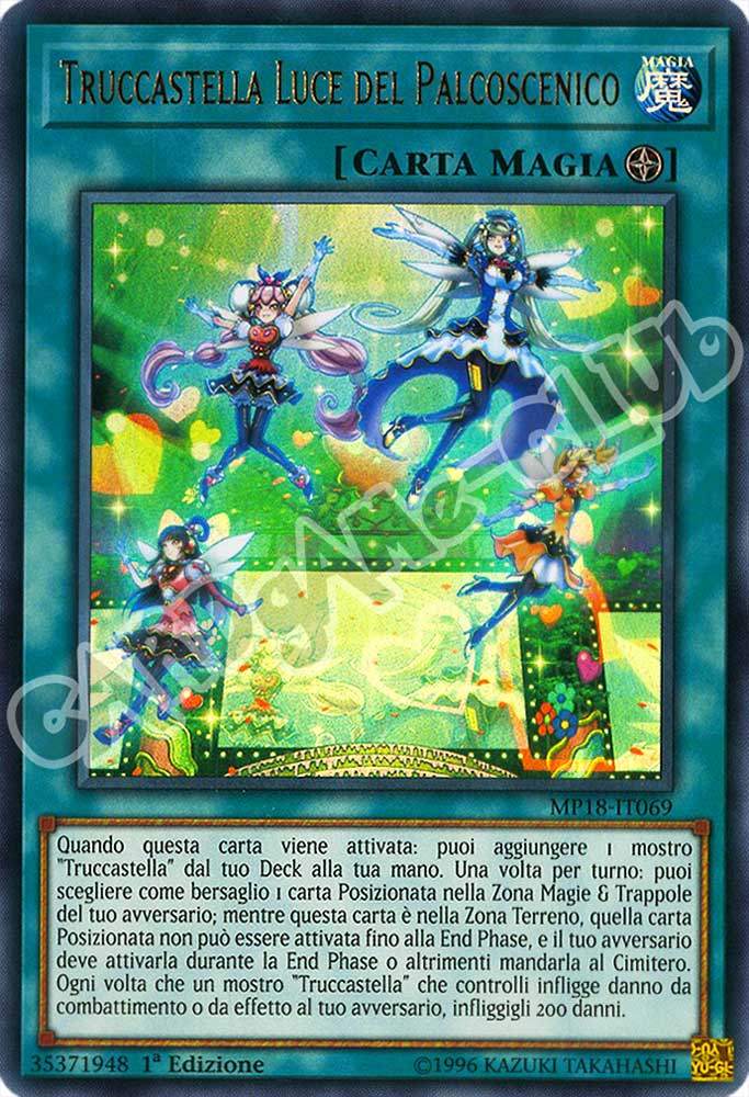 MP18-IT069 Truccastella Luce del Palcoscenico ultra rara 1a Edizione (IT) -NEAR MINT-