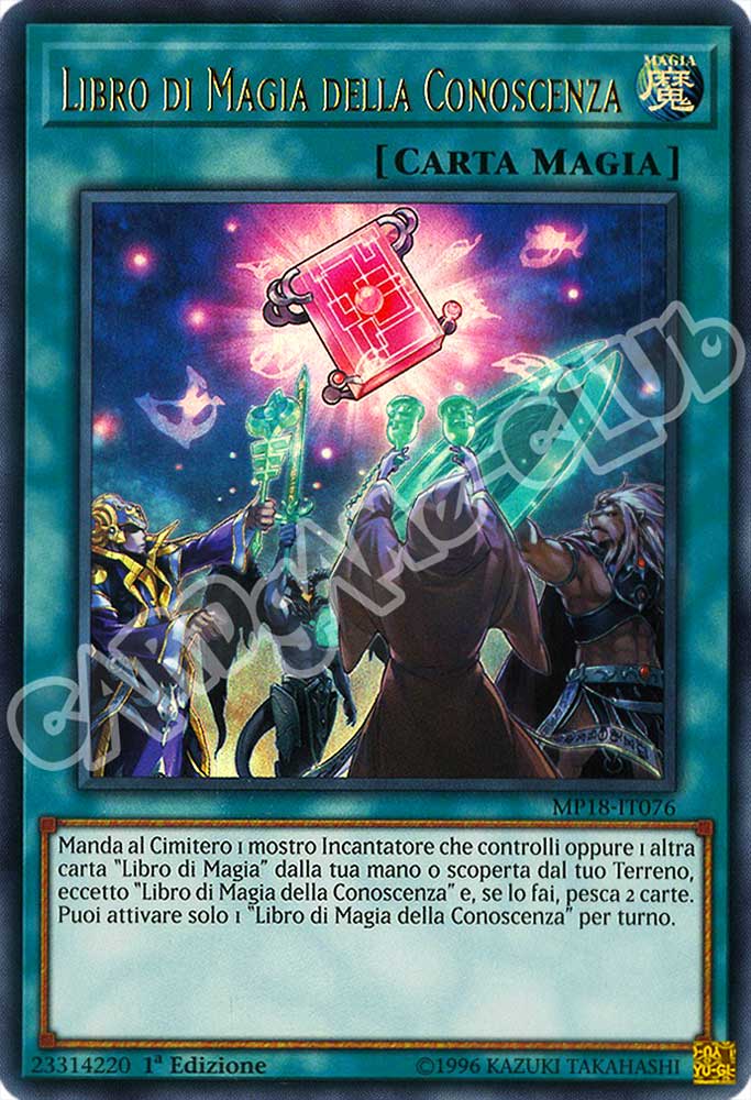 MP18-IT076 Libro di Magia della Conoscenza ultra rara 1a Edizione (IT) -NEAR MINT-