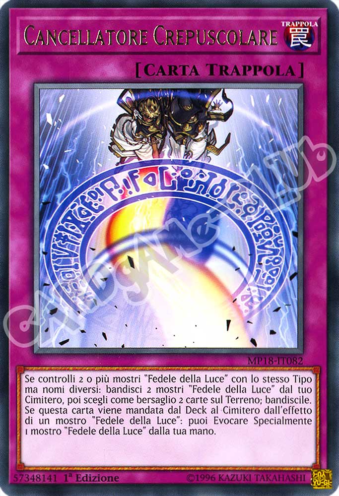 MP18-IT082 Cancellatore Crepuscolare rara 1a Edizione (IT) -NEAR MINT-