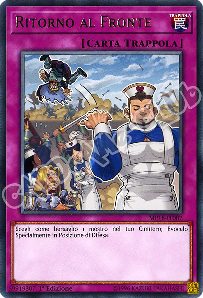 MP18-IT087 Ritorno al Fronte rara 1a Edizione (IT) -NEAR MINT-