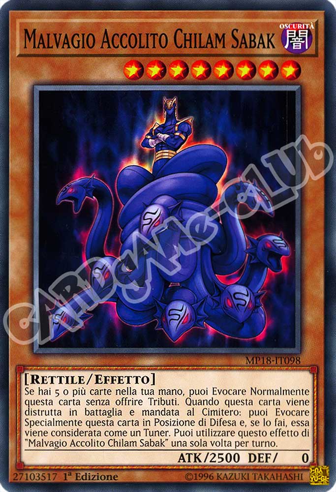 MP18-IT098 Malvagio Accolito Chilam Sabak comune 1a Edizione (IT) -NEAR MINT-
