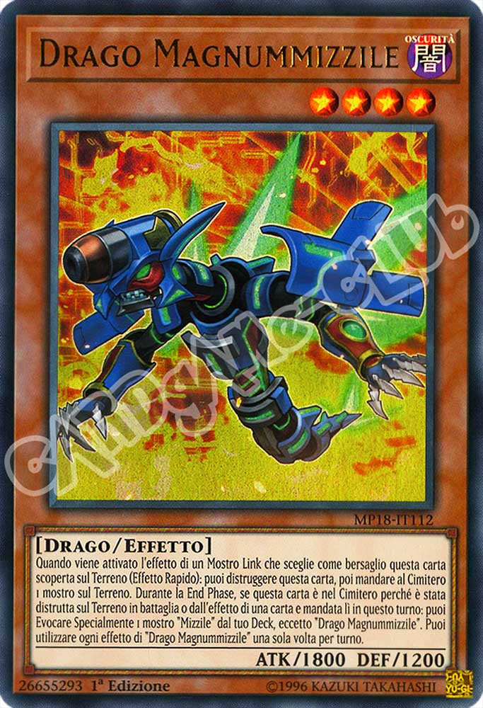 MP18-IT112 Drago Magnummizzile ultra rara 1a Edizione (IT) -NEAR MINT-