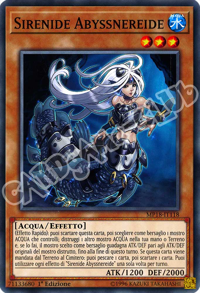 MP18-IT118 Sirenide Abyssnereide comune 1a Edizione (IT) -NEAR MINT-