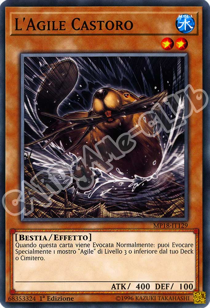 MP18-IT129 L'Agile Castoro comune 1a Edizione (IT) -NEAR MINT-