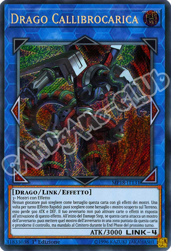 MP18-IT131 Drago Callibrocarica rara segreta 1a Edizione (IT) -NEAR MINT-