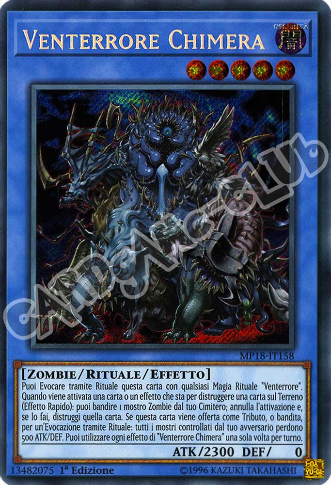 MP18-IT158 Venterrore Chimera rara segreta 1a Edizione (IT) -NEAR MINT-