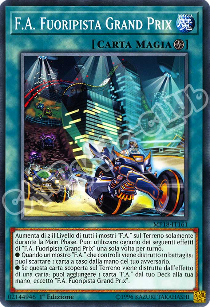 MP18-IT161 F.A. Fuoripista Grand Prix comune 1a Edizione (IT) -NEAR MINT-