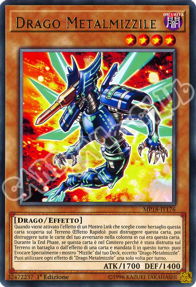MP18-IT176 Drago Metalmizzile rara 1a Edizione (IT) -NEAR MINT-