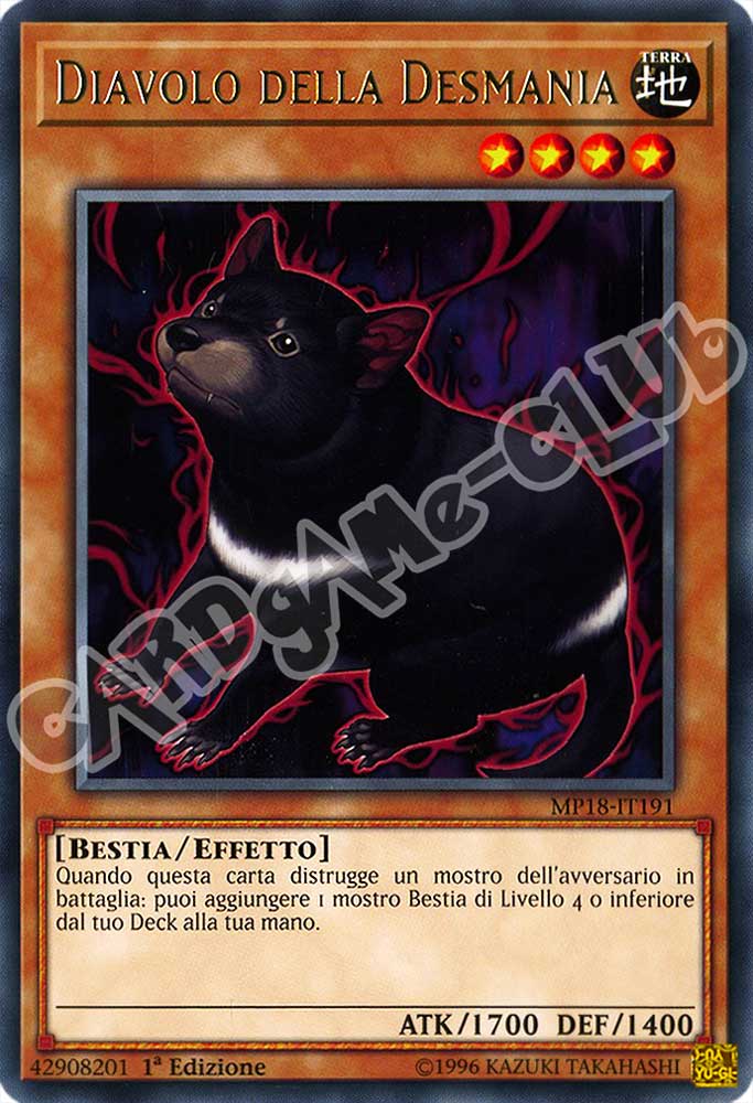 MP18-IT191 Diavolo della Desmania rara 1a Edizione (IT) -NEAR MINT-